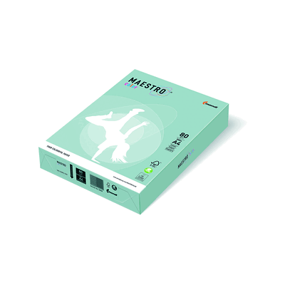 Maestro Kopierpapier MAESTRO Color Pastell A4 80g/m² 500 Blatt blau. Maestro Kopierpapier MAESTRO Color Pastell A4 80g/m² 500 Blatt blau.