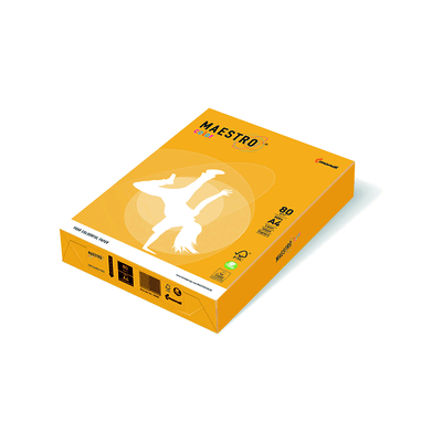 Maestro Kopierpapier MAESTRO Color Intensiv A4 80g/m² 500 Blatt sonnen Maestro Kopierpapier MAESTRO Color Intensiv A4 80g/m² 500 Blatt sonnen