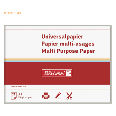 Brunnen - Universalpapier A4 80g VE50 - grau - Paper Brunnen - Universalpapier A4 80g VE50 - grau - Paper