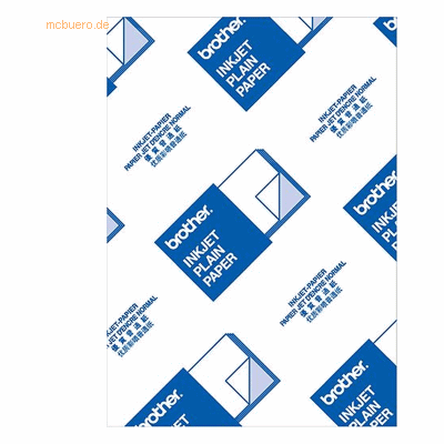 Brother Fotopapier Inkjet A4 250 Blatt (bis 6000 dpi) 80g/qm Brother Fotopapier Inkjet A4 250 Blatt (bis 6000 dpi) 80g/qm