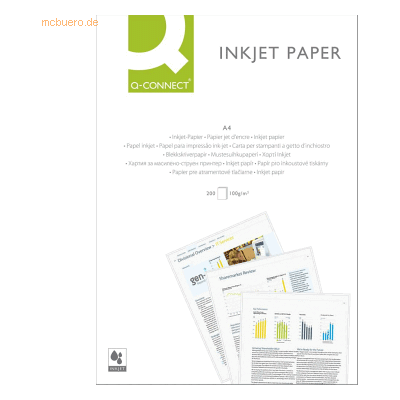 Q-Connect KF01553 Druckpapier - A4, 200 Blatt Q-Connect KF01553 Druckpapier - A4, 200 Blatt