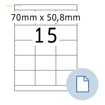 Herma Modell DATAPRINT Etiketten - 70x50mm, Weiß, Permanent, A4 Herma Modell DATAPRINT Etiketten - 70x50mm, Weiß, Permanent, A4