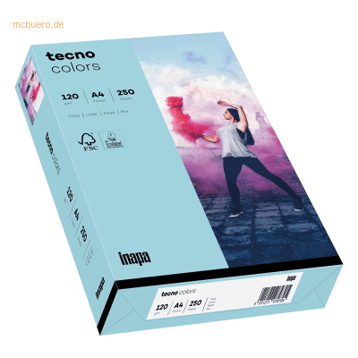 Inapa Multifunktionspapier Tecno Colors A4 120g - Multifunction Paper Inapa Multifunktionspapier Tecno Colors A4 120g - Multifunction Paper