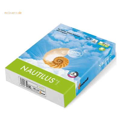 Nautilus NT-80-A4 Druckerpapier - A4, 80g/m², 500 Blatt Nautilus NT-80-A4 Druckerpapier - A4, 80g/m², 500 Blatt
