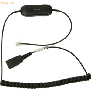 GN Audio Germany JABRA Anschlusskabel GN1216 (QD auf RJ9) gewendelt (f GN Audio Germany JABRA Anschlusskabel GN1216 (QD auf RJ9) gewendelt (f