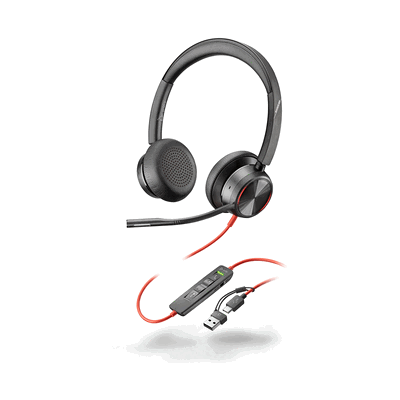 Hewlett Packard Poly Headset Blackwire C8225-M Stereo USB-C/A (bulk) Hewlett Packard Poly Headset Blackwire C8225-M Stereo USB-C/A (bulk)