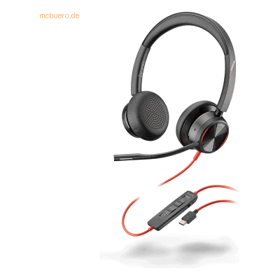 Hewlett Packard Poly Headset Blackwire C8225-M Stereo USB-C/A Teams (b Hewlett Packard Poly Headset Blackwire C8225-M Stereo USB-C/A Teams (b