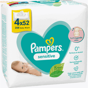 Pampers Feuchttuch Sensitive 81687197 4x52 Stück Pampers Feuchttuch Sensitive 81687197 4x52 Stück