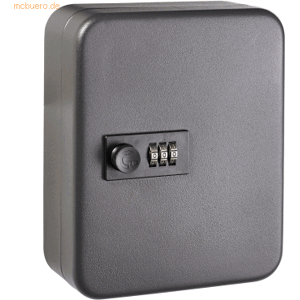 Alco Schlüsselschrank Stahlblech 160x80x200mm für 20 Schlüssel anthraz Alco Schlüsselschrank Stahlblech 160x80x200mm für 20 Schlüssel anthraz