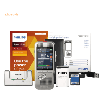 Philips Diktiergerät Digital Pocket Memo DPM8200/02 Philips Diktiergerät Digital Pocket Memo DPM8200/02