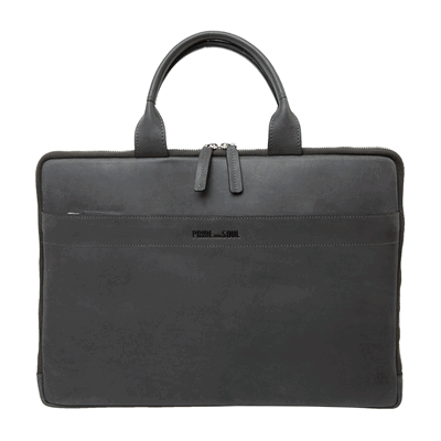 Pride and Soul Leder Aktentasche - Grau Pride and Soul Leder Aktentasche - Grau