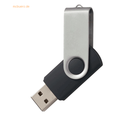 Soennecken 183000600 - USB Stick - 16 GB, USB 2.0, Silber Soennecken 183000600 - USB Stick - 16 GB, USB 2.0, Silber