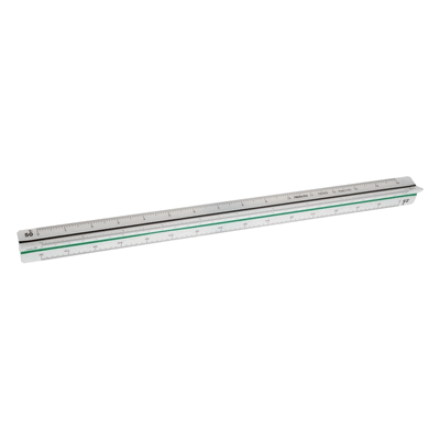 Aristo Dreikantmaßstab Berufsschule Kunststoff 30cm weiß Aristo Dreikantmaßstab Berufsschule Kunststoff 30cm weiß