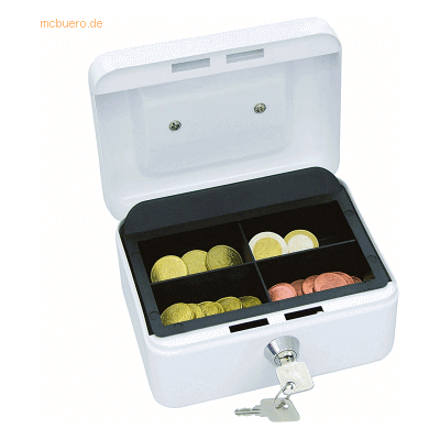 Wedo Geldkassette Gr. 1 15,2x11,5x8,0 cm weiß Wedo Geldkassette Gr. 1 15,2x11,5x8,0 cm weiß
