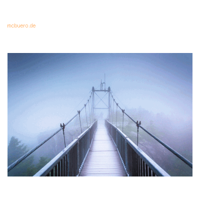 Paperflow Wandbild 65x98cm Swinging Bridge Paperflow Wandbild 65x98cm Swinging Bridge