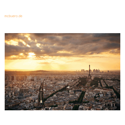 Paperflow Wandbild 65x98cm Paris Paperflow Wandbild 65x98cm Paris