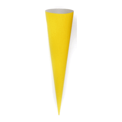 Goldbuch Bastelschultüte Buntkarton gelb 70 cm. Goldbuch Bastelschultüte Buntkarton gelb 70 cm.