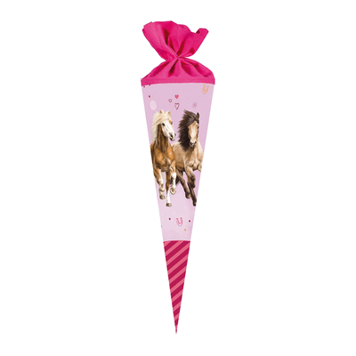 NESTLER Schultüte Coppenrath Pferdefreunde - rund 70 cm. NESTLER Schultüte Coppenrath Pferdefreunde - rund 70 cm.