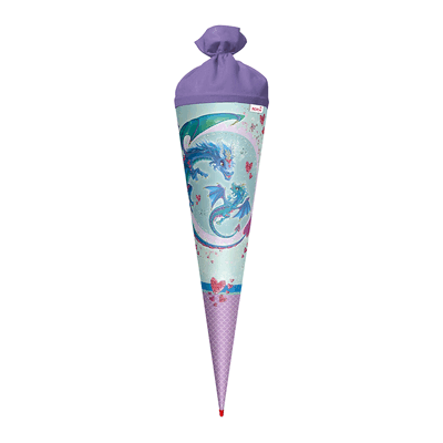 ROTH Schultüte Drachenliebe - rund 70 cm. ROTH Schultüte Drachenliebe - rund 70 cm.