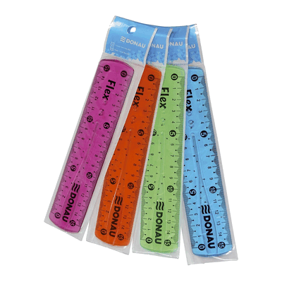 12 x DONAU Lineal Flexi - 15 cm transparent sortiert. 12 x DONAU Lineal Flexi - 15 cm transparent sortiert.