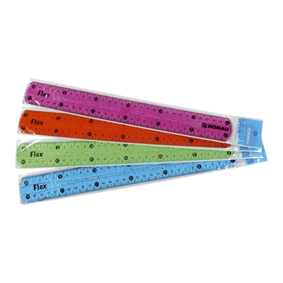 12 x DONAU Lineal Flexi - 30 cm transparent sortiert. 12 x DONAU Lineal Flexi - 30 cm transparent sortiert.