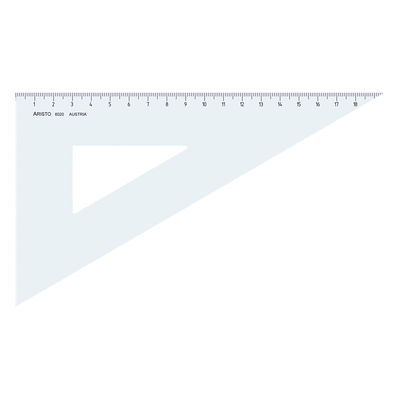 Aristo Dreieck 60 Grad Acryl 226mm transparent Aristo Dreieck 60 Grad Acryl 226mm transparent