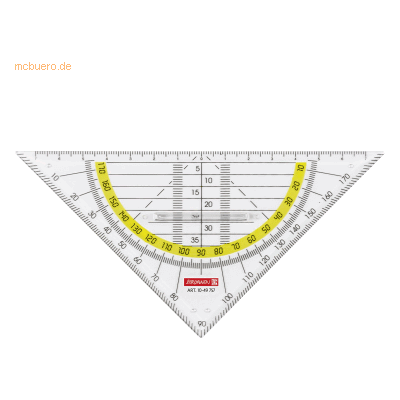 10 x Brunnen Geometrie-Dreieck 16cm mit Griff klar 10 x Brunnen Geometrie-Dreieck 16cm mit Griff klar