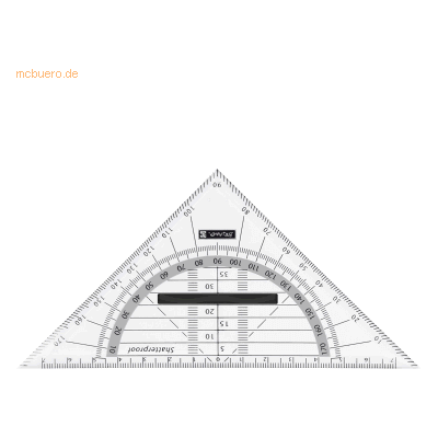 10 x Brunnen Geometrie-Dreieck 16cm Griff onyx 10 x Brunnen Geometrie-Dreieck 16cm Griff onyx