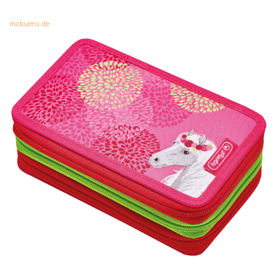Herlitz Schüleretui TriCase 31-teilig Bloomy Horse Polyester BxHxT 190 Herlitz Schüleretui TriCase 31-teilig Bloomy Horse Polyester BxHxT 190