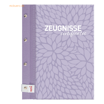 Roth Zeugnismappe - Lila - Buchschrauben - Dokumentenmappe Roth Zeugnismappe - Lila - Buchschrauben - Dokumentenmappe