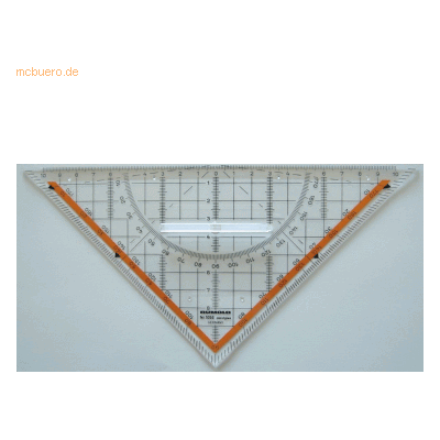 Rumold TZ-Dreieck 22,5cm Acryl transparent mit festem Griff Rumold TZ-Dreieck 22,5cm Acryl transparent mit festem Griff