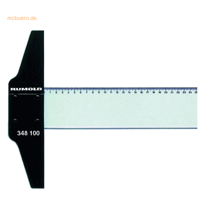 Rumold Zeichenschiene MXF Acryl 100 cm mit Teilung Rumold Zeichenschiene MXF Acryl 100 cm mit Teilung
