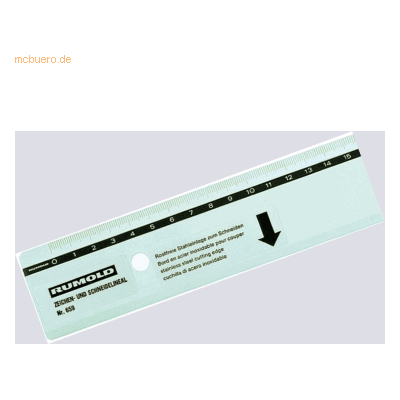 Rumold Schneidelineal Aluminium 50 cm Rumold Schneidelineal Aluminium 50 cm