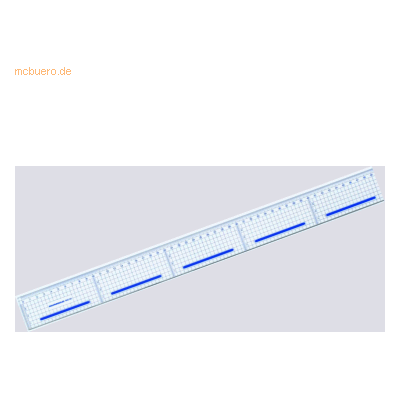 Rumold Zeichen- und Schneidelineal Kunststoff 100cm Rumold Zeichen- und Schneidelineal Kunststoff 100cm