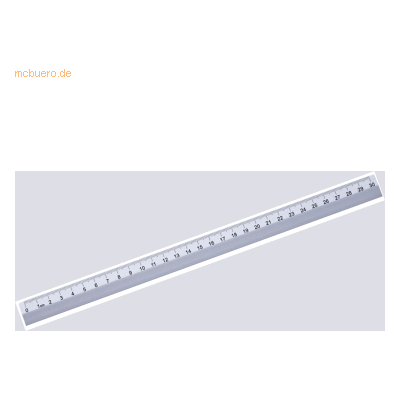 Rumold Schullineal aus Aluminium 30 cm Rumold Schullineal aus Aluminium 30 cm