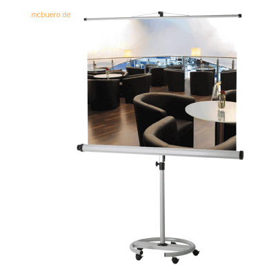 Franken Tragbare Projektionsleinwand 150x150cm - Format 1:1 Franken Tragbare Projektionsleinwand 150x150cm - Format 1:1