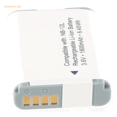 Canon NB-12L Weiß Lithium-Ion Kameraakku - 1800mAh Canon NB-12L Weiß Lithium-Ion Kameraakku - 1800mAh