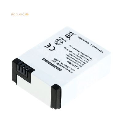 k.A. Akku für Gopro 601-00724-00A Li-Ion 3,7 Volt 1180 mAh weiß k.A. Akku für Gopro 601-00724-00A Li-Ion 3,7 Volt 1180 mAh weiß