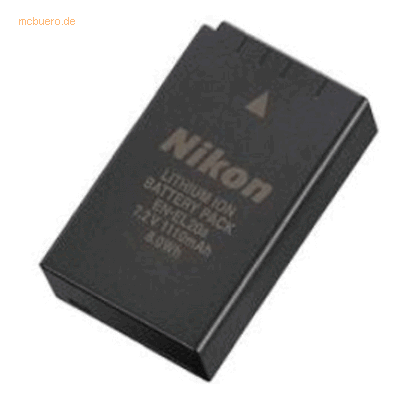 Nikon Akku für Nikon 1 V3 Li-Ion 7,2 Volt 1110 mAh schwarz Nikon Akku für Nikon 1 V3 Li-Ion 7,2 Volt 1110 mAh schwarz