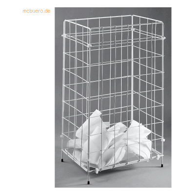 Fripa Objektpapierkorb 2340013 41x63x25,5cm 1 Fach Draht weiß Fripa Objektpapierkorb 2340013 41x63x25,5cm 1 Fach Draht weiß