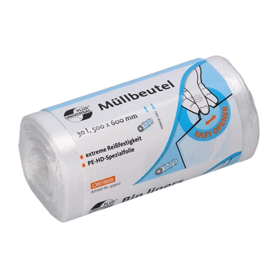 DEISS Müllbeutel - 30 l HDPE 100 Stück DEISS Müllbeutel - 30 l HDPE 100 Stück
