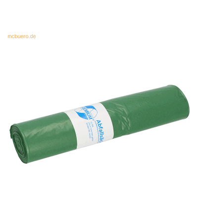 DEISS PREMIUM 12022 Müllsäcke - Typ 60, 25 Rollen, Grün DEISS PREMIUM 12022 Müllsäcke - Typ 60, 25 Rollen, Grün