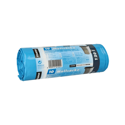 Papstar Müllsäcke - 120 L LDPE blau 10 Stück. Papstar Müllsäcke - 120 L LDPE blau 10 Stück.