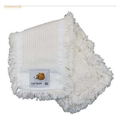 Soennecken Premium Tuftmop 50cm geschl/außen offen weiß Soennecken Premium Tuftmop 50cm geschl/außen offen weiß