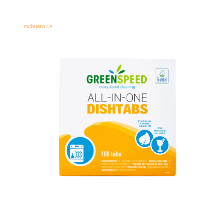 Greenspeed All-in-One Geschirrspültabs - Geschirrspüler Greenspeed All-in-One Geschirrspültabs - Geschirrspüler