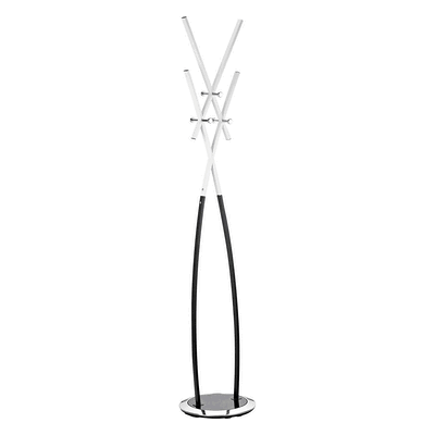 ALCO Standgarderobe Metall lackiert 182x37cm schwarz/weiß ALCO Standgarderobe Metall lackiert 182x37cm schwarz/weiß