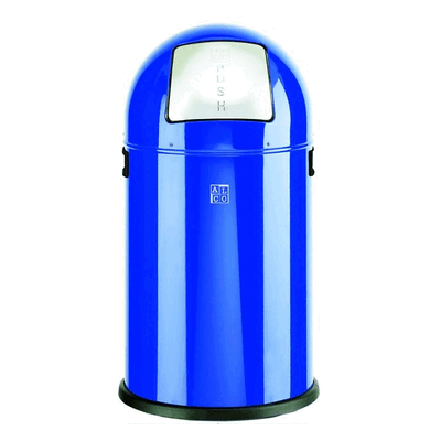 ALCO - Abfallsammler Push-Klappe 20 Liter blau - Blue - 20 L - Waste bin ALCO - Abfallsammler Push-Klappe 20 Liter blau - Blue - 20 L - Waste bin