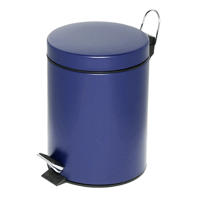 Alco Tretabfalleimer 5 Liter blau pedal waste bin Alco Tretabfalleimer 5 Liter blau pedal waste bin