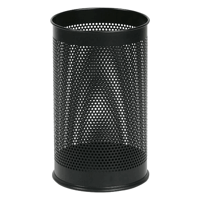 Alco Papierkorb Metall 15 Liter schwarz Alco Papierkorb Metall 15 Liter schwarz