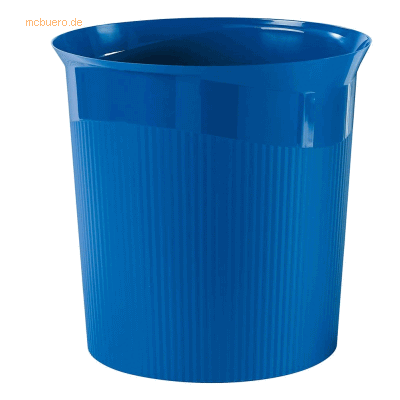 Han Papierkorb Re-Loop 13 Liter 100% Recyclingmaterial rund blau Han Papierkorb Re-Loop 13 Liter 100% Recyclingmaterial rund blau